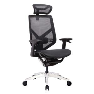 Wholesale 3D Swivel High Back Mesh Office Chair​ Ergonomic Polished Aluminum from china suppliers