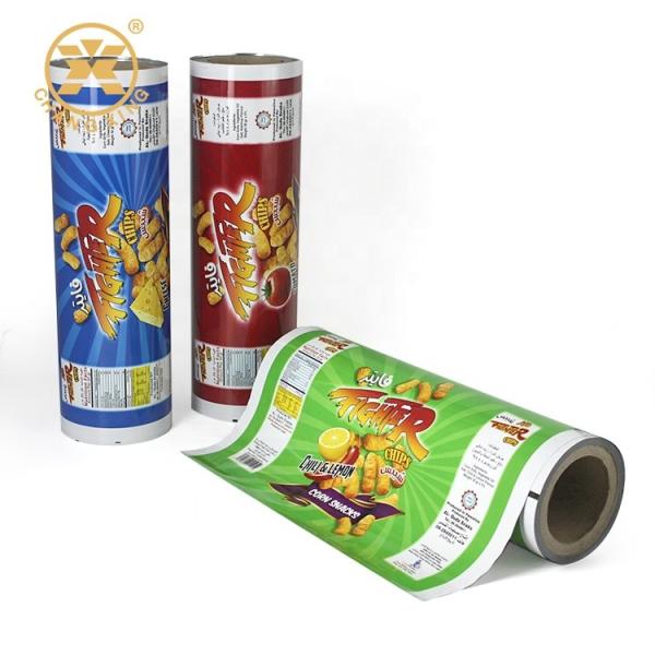 BRC Laminated Puffed Snack Packaging Bags Chocolate Biodegradable Films For Food