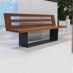 Patio Outdoor customized decorative steel cast iron garden bench seat