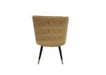 Multi Colored 50.5cm Wrought Iron Upholstered Dining Chairs