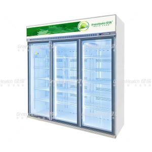 Wholesale Commercial Beverage Refrigerator Glass Door Cooler With Cubigel Inverter Compressor from china suppliers