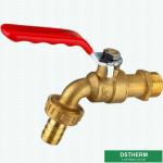 With Chrome Plated Brass Ball Bibcock Brass Tap Customized Brand Middle Weight