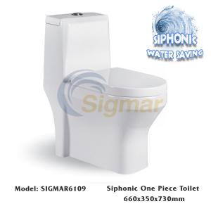 Wholesale SIGMAR6109 bathroom siphonic toilet one piece toilet wc toilet from china suppliers