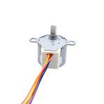 12V Voltage 24mm Diameter 11.25 Degree Step Angle Permanent Magnet Stepper Motor