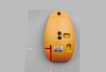2 Laser Lines Horizontal Laser Level Mouse Measuring Ruler