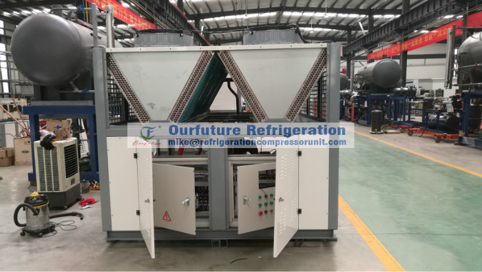 Air Cooled Condensing Unit With Piston Type R404a Compressor For Small Cold Store