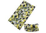 Polyester Animal Heads Logo Multi Scarf Headwear , High Elastic Head Wrap