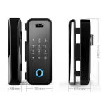 5VDC Sliding Glass Door Smart Lock 200mm Bluetooth Cylinder Lock
