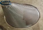 Food Grade SUS304 Stainless Steel Cone Filter Square Wire Mesh Cylinder