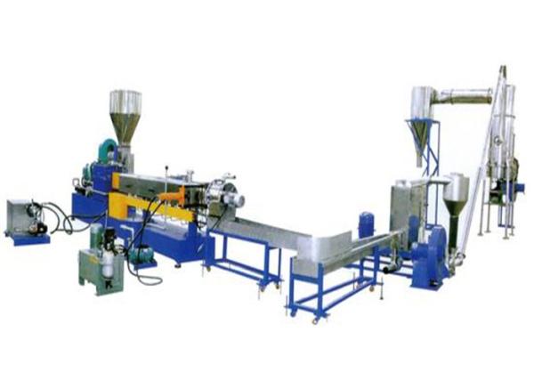 Two Step Recycled Non-woven Granule Plastic Extrusion Machine , Recycled Film