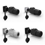 IP67 Waterproof Male Female Power Connector Precision PBT Material