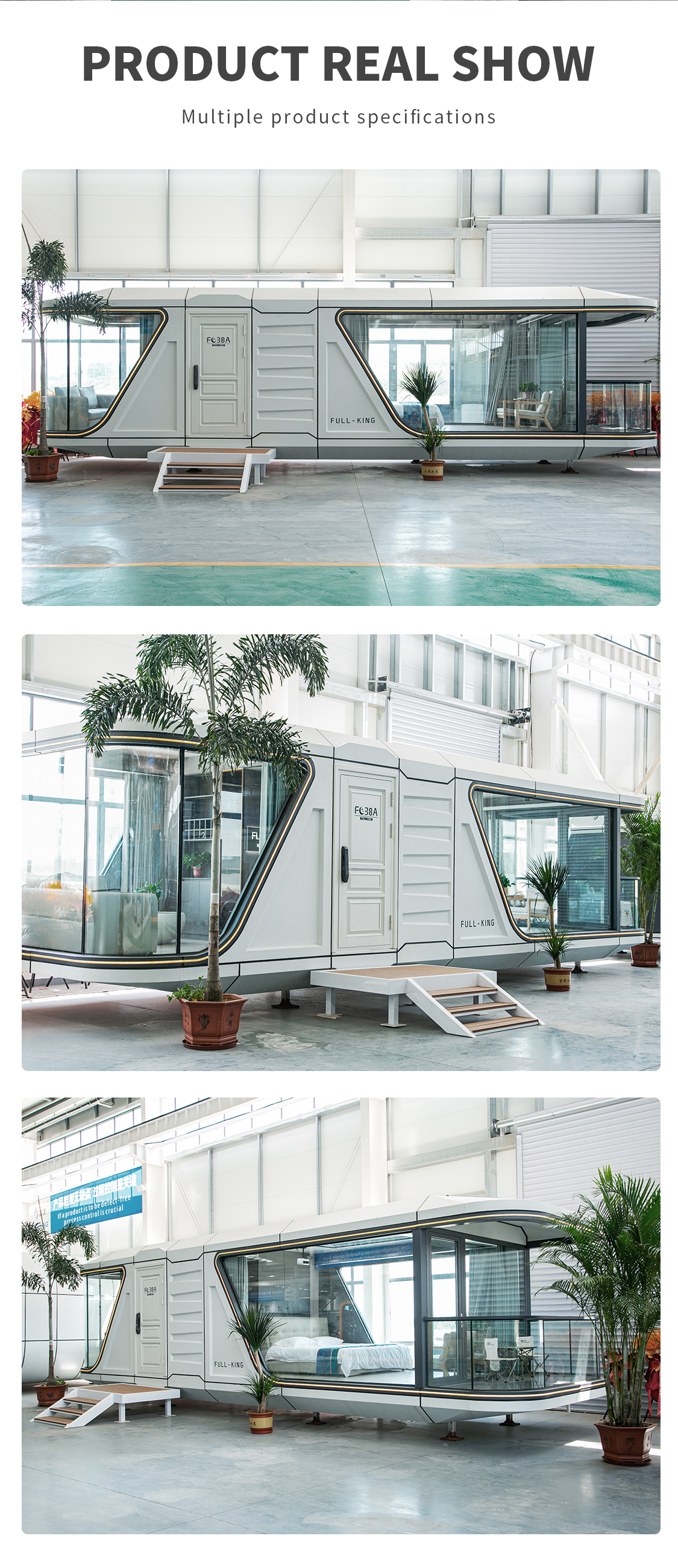 Apple Cabin Luxury Prefab Modern Design Tiny House Villa Container