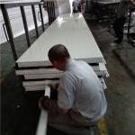 14kg 1050 type eps sandwich roof panel with 0.4mm wine red steel sheet up and
