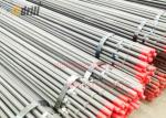 60mm - 3600mm Length Tungsten Carbide Drill Rod , Tapered Integral Mining Drill