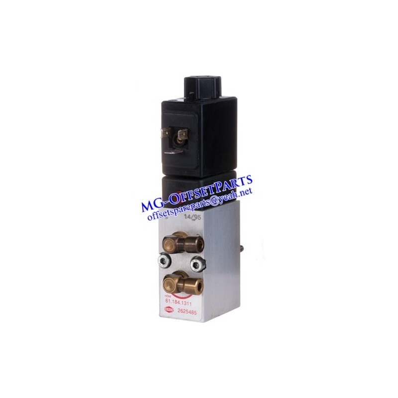61.184.1311 HD PNEUMATIC 4/2 WAY VALVE RED BUTTON