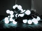 White LED Ball String Light