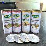 D53x113mm Tinplate Beverage Tin Can Packed For Many Kinds Of Fruit Juice