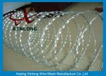 High Tensile Razor Barbed Wire Anti Climb Low Carbon Steel Wire Material