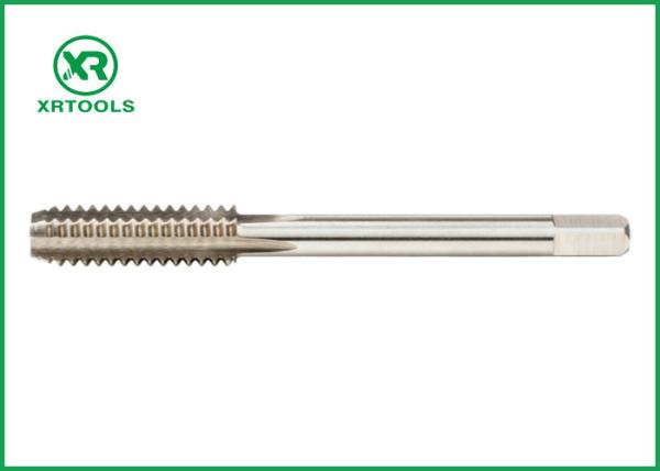 Straight Flute Hand Thread Tap , 6H Tolerance Metric Plug Tap 62 - 66HRC