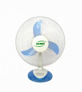Wholesale Blue 16 Inch 3 Blade Ac Table Fan High Speed With 90 Degree Oscillation from china suppliers