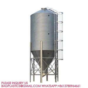 Wholesale 2.5tons To 12tons Breeding Tower Large Capacity Poultry Pig House Feed Storage Tower FRP Silo from china suppliers