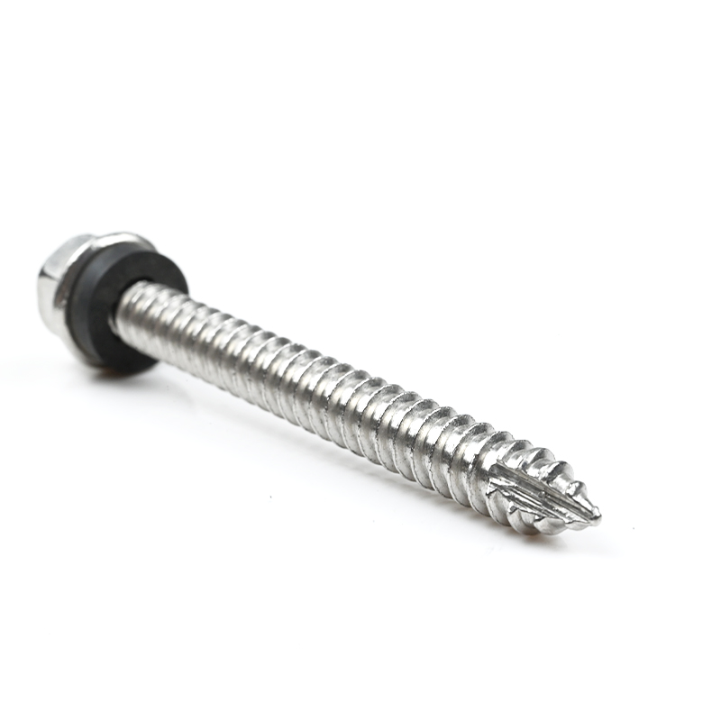 Stainless Steel ST6.3*55mm Flange Hex Self Tapping Screw Parafuso Auto Atarraxante