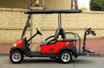Folding Back Seats Electric Golf Cart 4 Seats CE Approved