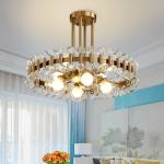 Chandelier lighting for dining room Home Decoration Gold Round Kitchen Fixture