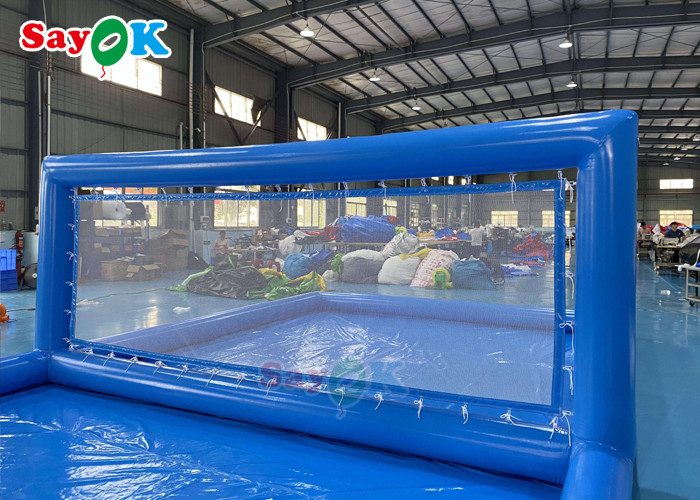 Inflatable Water Sports Giant Beach Pool Inflatable Volleyball Field Inflatable Water Volleyball Court 10x5x2.1mH