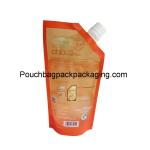 liquid spouted pouch packaging bag / stand up pouch / water bottle bag