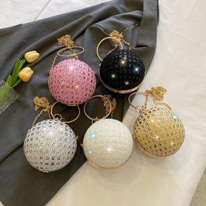 Wholesale Designer Shoulder Bag Luxury Crystal Purses Crystal Dinner Party Purses and Handbags from china suppliers