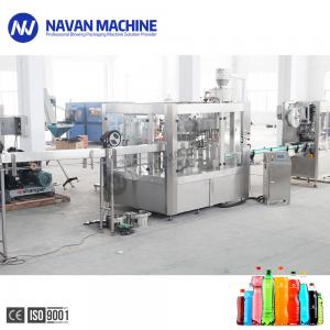 China Monoblock Carbonated Soft Drink Rinsing Filling Capping Machine For PET Bottle on sale