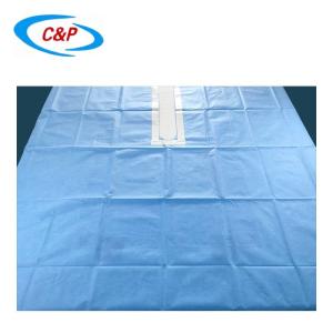 Wholesale Waterproof SMS Blue Disposable Surgical Drape Split Sheet With Adhesive from china suppliers