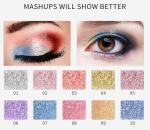 10 Colors Diamond Glitter Eyeshadow Waterproof Long Lasting Metallic Shimmer Eye
