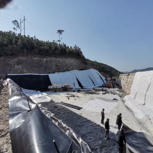 China Waterproof HDPE Geomembrane Landfill Liner with 1m-10m Width and 100% Virgin Material on sale