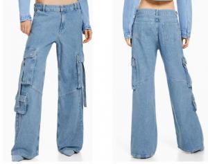Wholesale Stretch Women Denim Jeans Pants Fashion Lady Straight Trend Jeans 27 from china suppliers