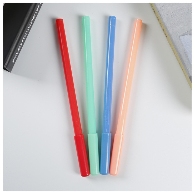 Korean Cute Classic Plastic Gel Pens Set for Office and School Supplies Novelty Design