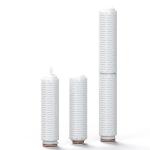 Food And Beverage Filtration 10inch 20inch Water Filter Pleated Cartridge with