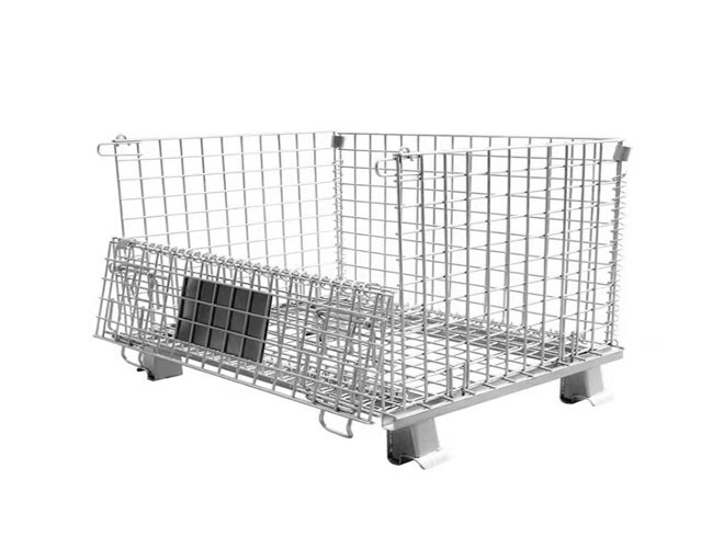 Carbon Structural Steel Mesh Butterfly Cage Acid Resistant Foldable
