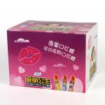 Fruity Sugarless Confectionery Lipstick Candy With Flashlight Novelty