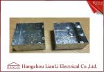 Hot Dip Metal Conduit Box , Metallic Galvanized 5" * 5" Steel Outlet Box