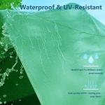 Outdoor 3*3*2.3M 4-6 Person Green Waterpoof PU3000MM Coated Polyester Fiberglass