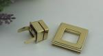 Newest Bag hardware zinc alloy 4 colors square handbag twist locks