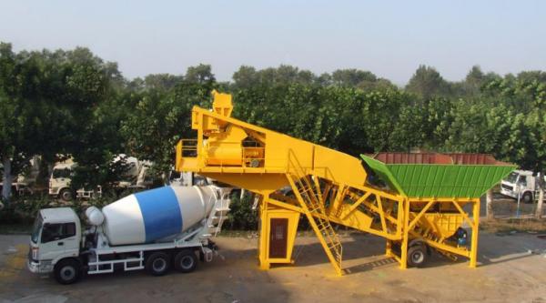 New Type Advanced Mobile Concrete Batching Plant for Sale