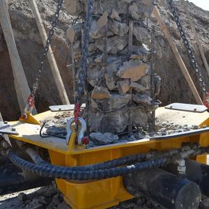 Wholesale KP500S Hydraulic Pile Driving Machine 400-500mm Pile Length 34.3 MPa Max Crowd Pressure from china suppliers
