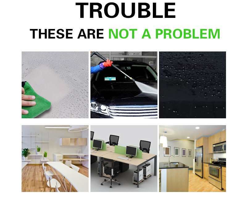 40*30cm Green Auto Detailing Microfiber Towels S M L Size High Water Absorption