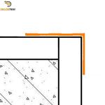 Aluminum 6063 Stair Nosing Tile Trim L Angle 35mm × 24mm Size