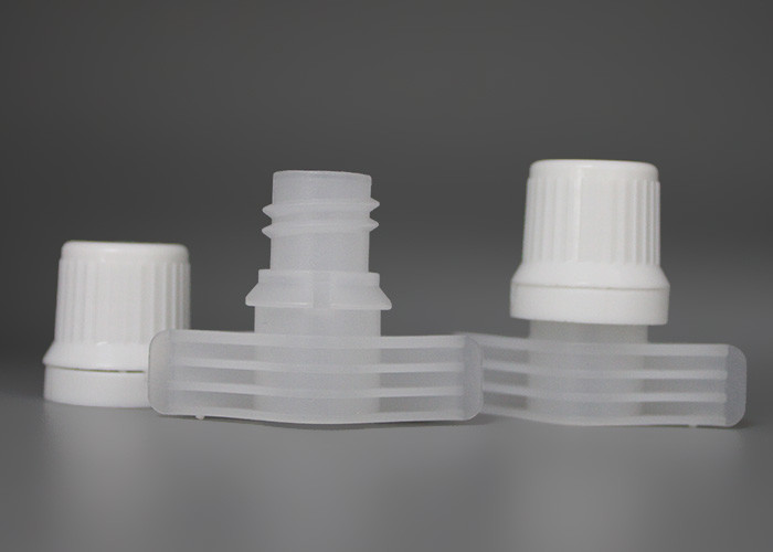 9.6mm Easy Pour Plastic Spout Caps With Safety Ring Top On Laundry Bags