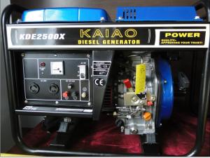 Wholesale Professional Open Frame 2kva Diesel Generator 3000rpm For Oil Field / Factory from china suppliers