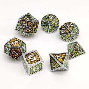 Wholesale Nontoxic Practical Small Polyhedral Dice , Wear Resistant Custom Metal Dice from china suppliers